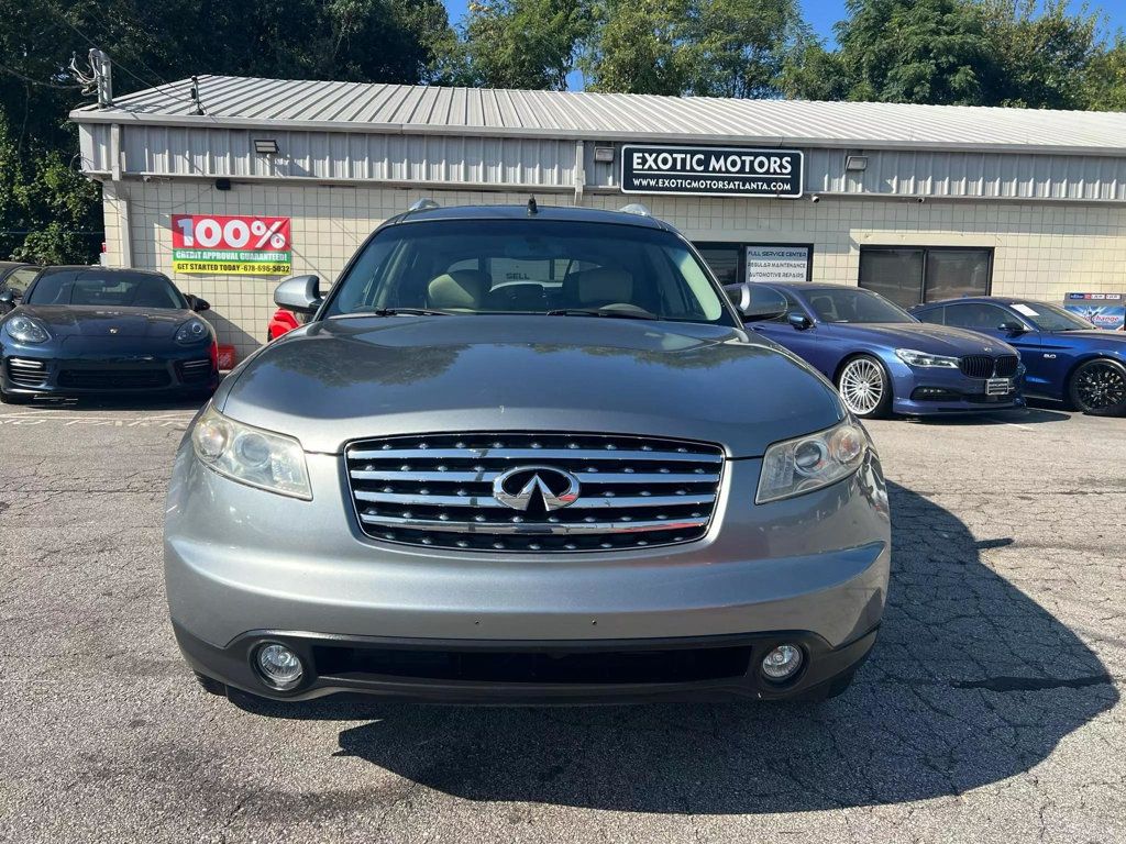 2004 INFINITI FX45 CLEAN CARFAX, V8 ENGINE, BACKUP CAM, SUNROOF, LEATHER, HTD SEATS - 22521418 - 2