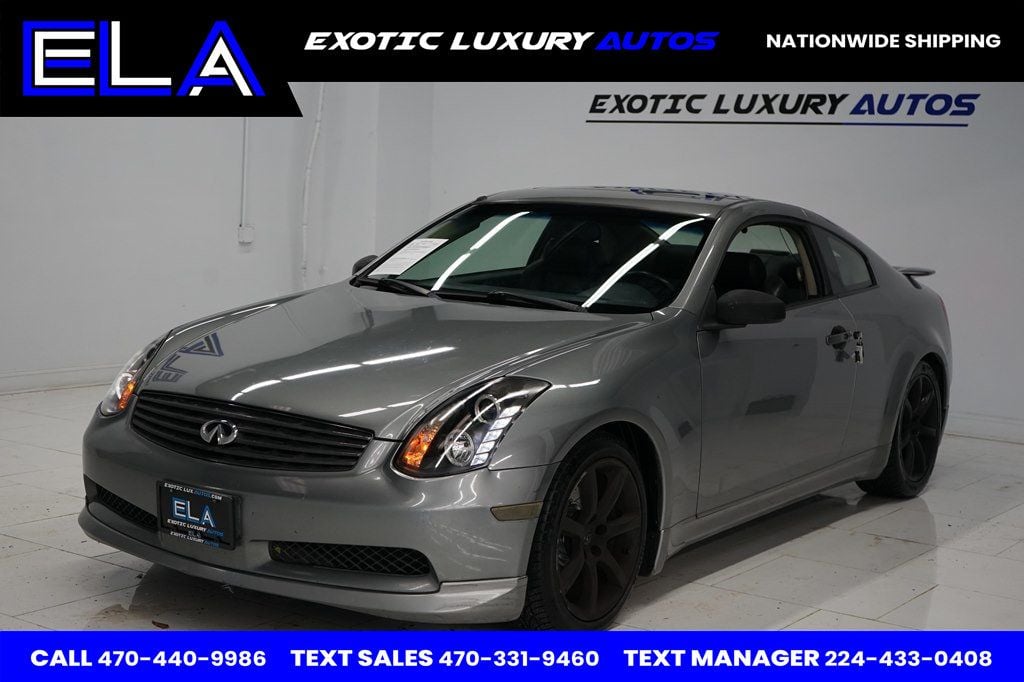 2004 INFINITI G35 Coupe HARD TO FIND WITH NAVIGATION VERY CLEAN UNIT UPGRADED HEADLIGHTS - 22687515 - 0