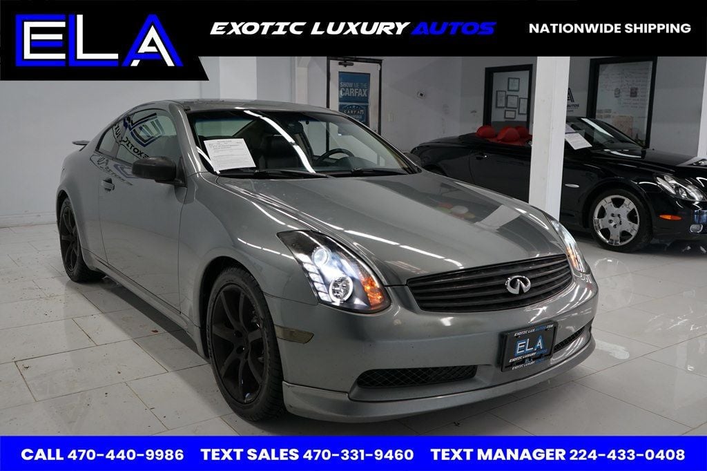 2004 INFINITI G35 Coupe HARD TO FIND WITH NAVIGATION VERY CLEAN UNIT UPGRADED HEADLIGHTS - 22687515 - 16