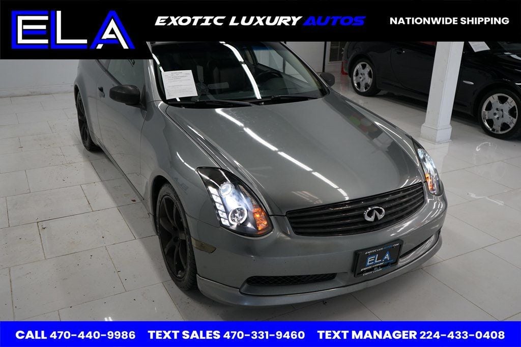 2004 INFINITI G35 Coupe HARD TO FIND WITH NAVIGATION VERY CLEAN UNIT UPGRADED HEADLIGHTS - 22687515 - 17