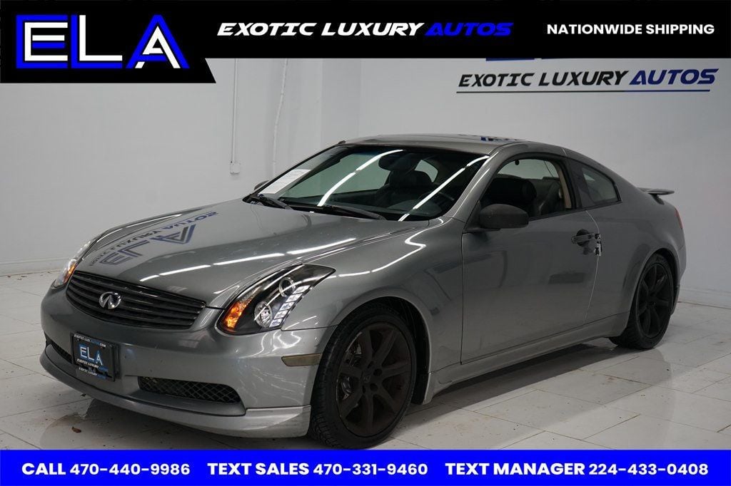 2004 INFINITI G35 Coupe HARD TO FIND WITH NAVIGATION VERY CLEAN UNIT UPGRADED HEADLIGHTS - 22687515 - 1