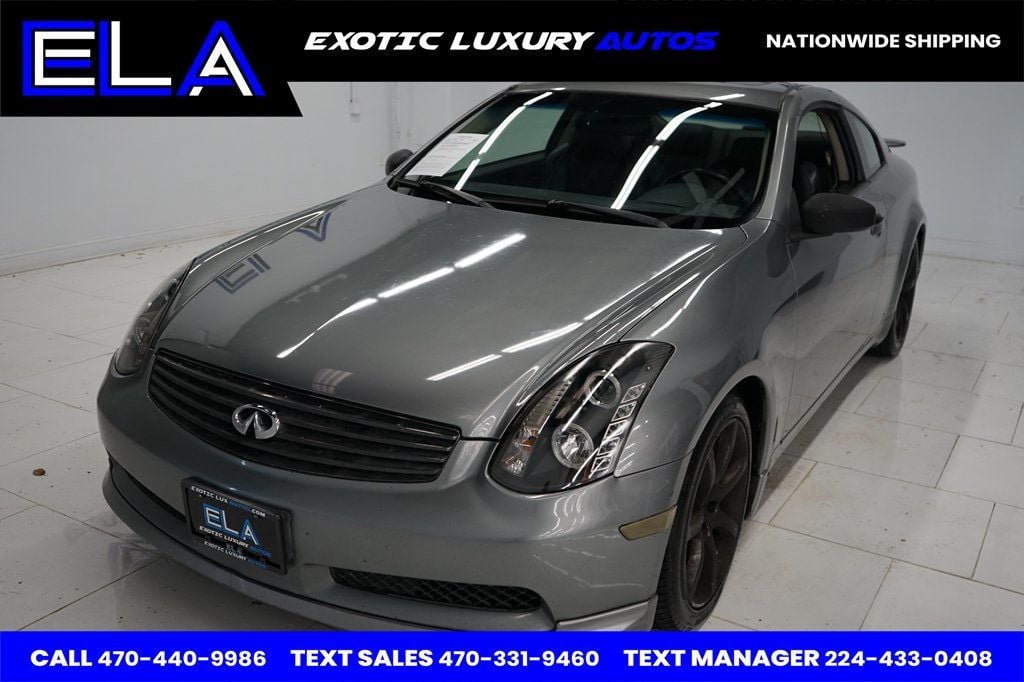 2004 INFINITI G35 Coupe HARD TO FIND WITH NAVIGATION VERY CLEAN UNIT UPGRADED HEADLIGHTS - 22687515 - 20