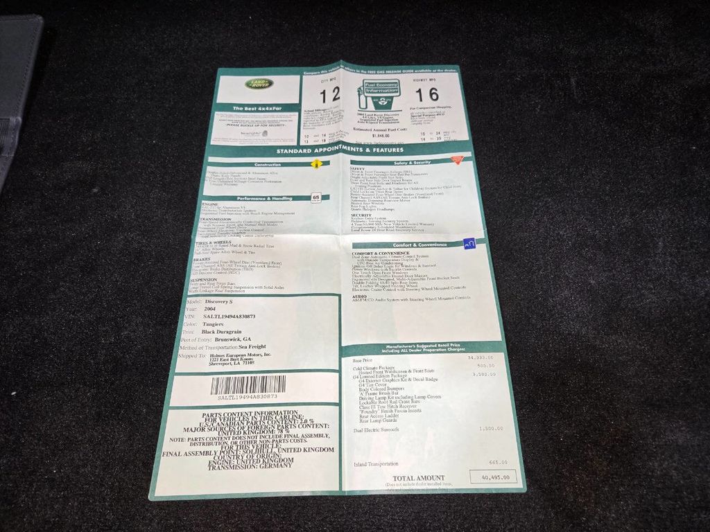 2004 Land Rover Discovery 4dr Wagon S - 22965015 - 9