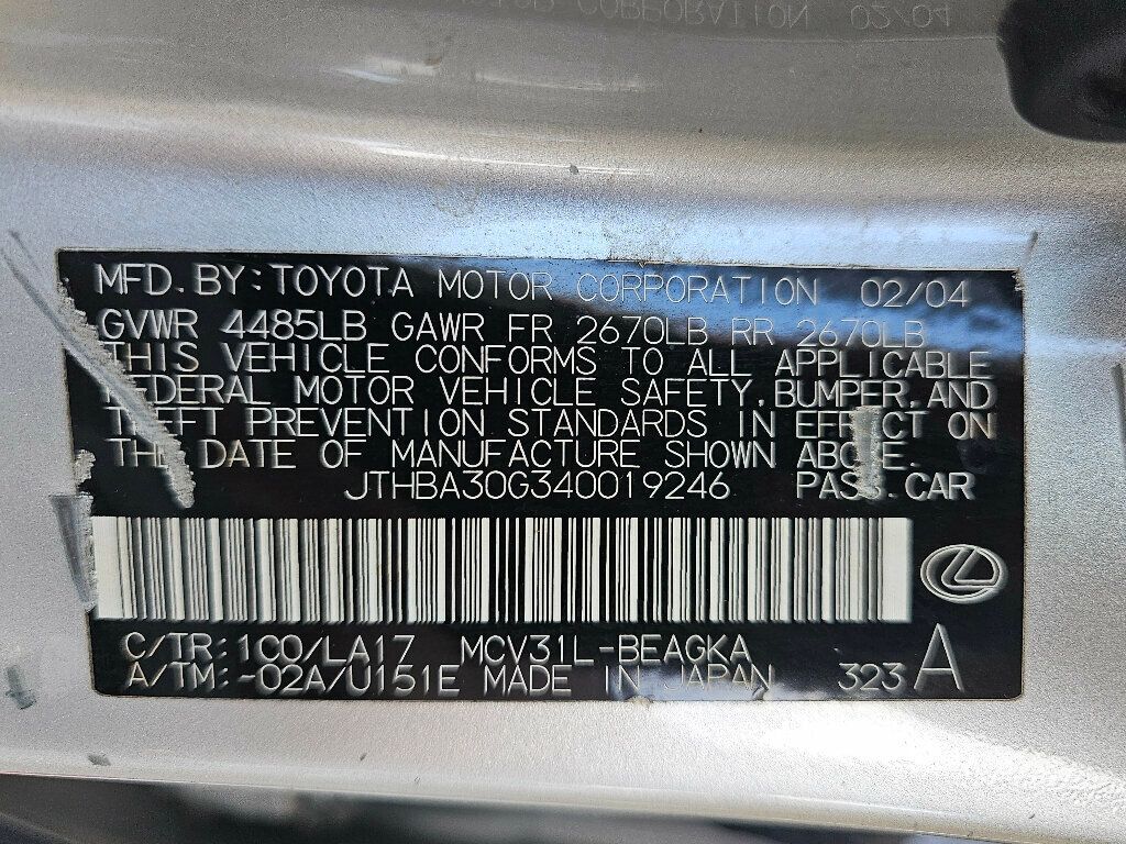 2004 Lexus ES 330 4dr Sedan - 22969918 - 37