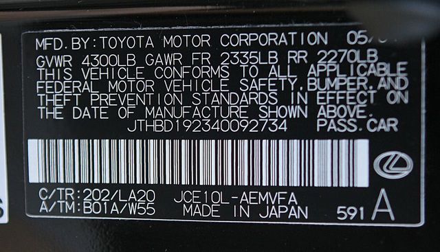 2004 Lexus IS 300 2004 LEXUS IS300 4D SEDAN - RARE - MANUAL - 16585008 - 63