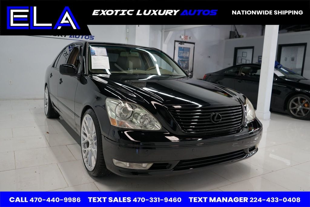 2004 Lexus LS 430 EXPENSIVE WHEELS! UPGRADED BRAKES! NAVIGATION! CLEAN WOW LETS GO - 22696936 - 14