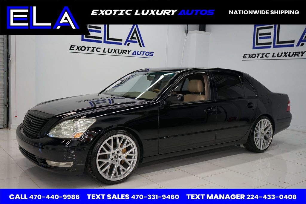 2004 Lexus LS 430 EXPENSIVE WHEELS! UPGRADED BRAKES! NAVIGATION! CLEAN WOW LETS GO - 22696936 - 1