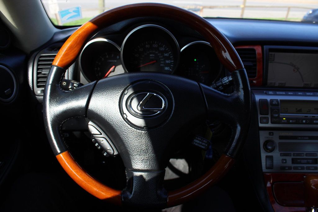 2004 Lexus SC 430 CLEAN CARFAX, HARDTOP CONV, SPOILER, WOODGRAIN, ML SOUND!!! - 22412199 - 27