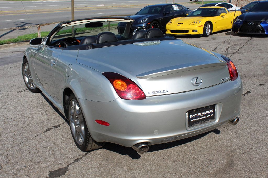 2004 Lexus SC 430 CLEAN CARFAX, HARDTOP CONV, SPOILER, WOODGRAIN, ML SOUND!!! - 22412199 - 5