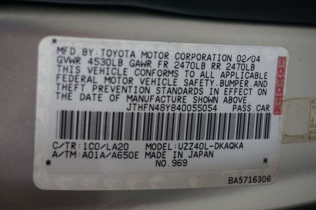 2004 Lexus SC 430 *SC430* *Millennium Silver* *Only 65k Miles* - 23041024 - 25