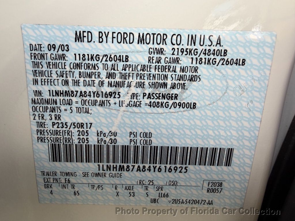 2004 Lincoln LS V8 Sedan Ultimate Package - 23065188 - 92