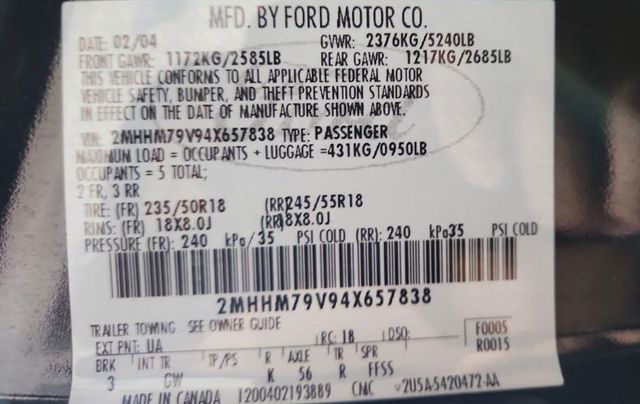 2004 Mercury Marauder 4dr Sedan - 21618701 - 33