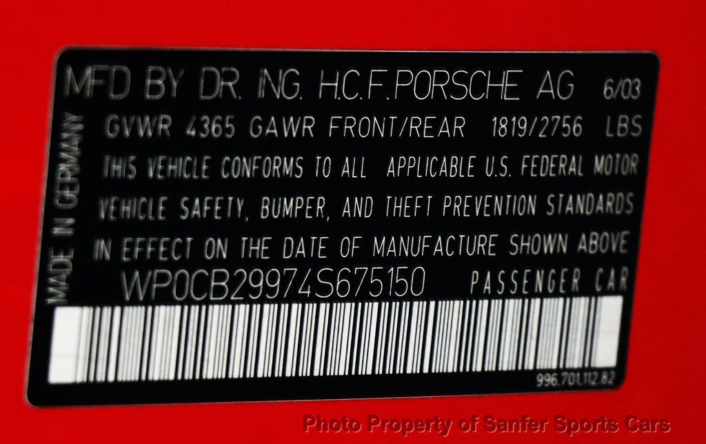 2004 Porsche 911 Turbo Cabriolet - 22948051 - 49