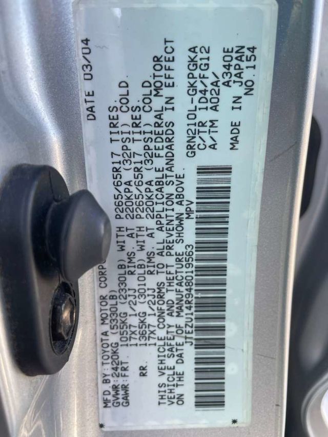 2004 Toyota 4Runner 4dr SR5 V6 Automatic - 22982499 - 14