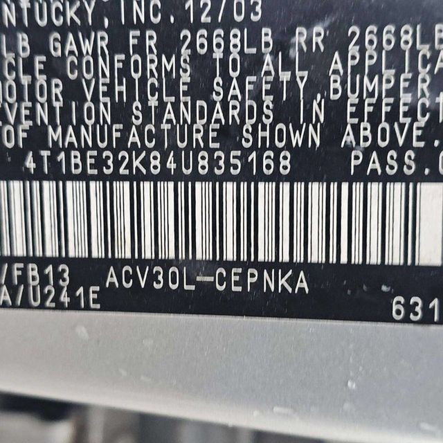 2004 Toyota Camry 4dr Sedan LE Automatic - 22961844 - 10