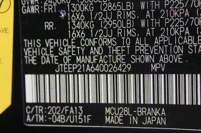 2004 Toyota Highlander Base AWD 4dr SUV V6 w/3rd Row - 23006766 - 8