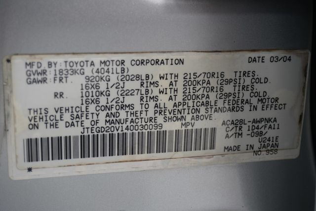 2004 Toyota RAV4 4dr Automatic - 22941100 - 17