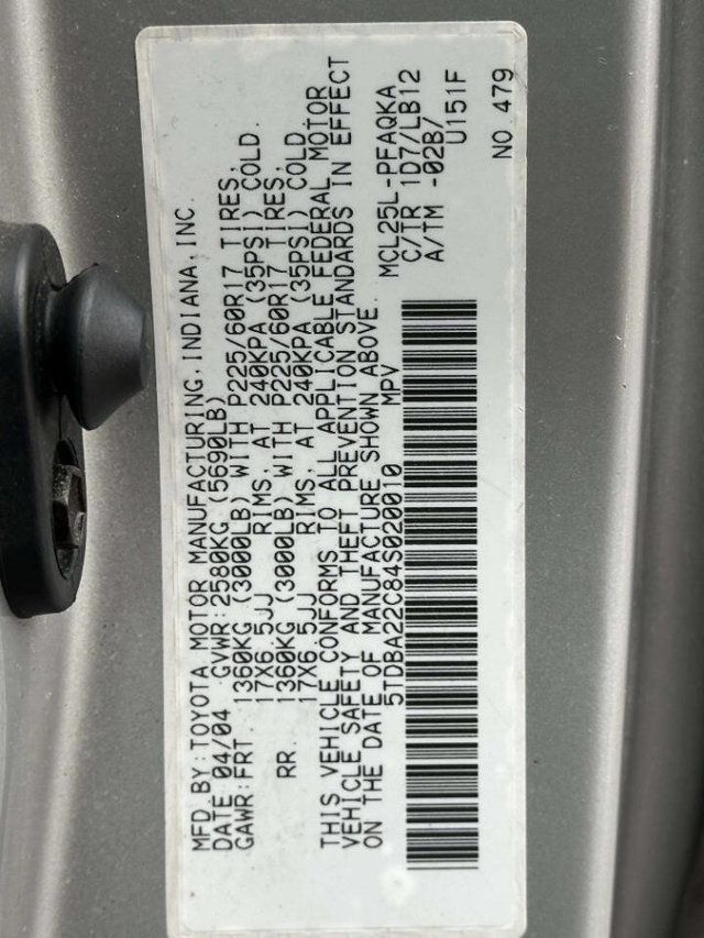 2004 Toyota Sienna XLE Limited 7 Passenger AWD 4dr Mini Van - 22944044 - 12