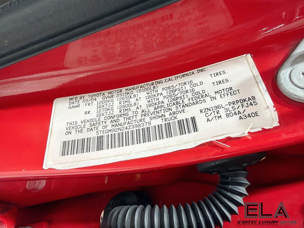 2004 Toyota Tacoma DoubleCab PreRunner Automatic - 23044262 - 35