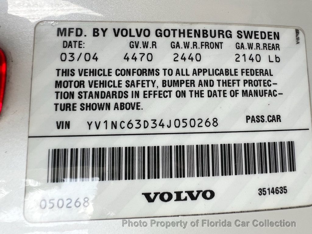 2004 Volvo C70 Convertible Touring LPT 2.4L Turbo - 22910805 - 81