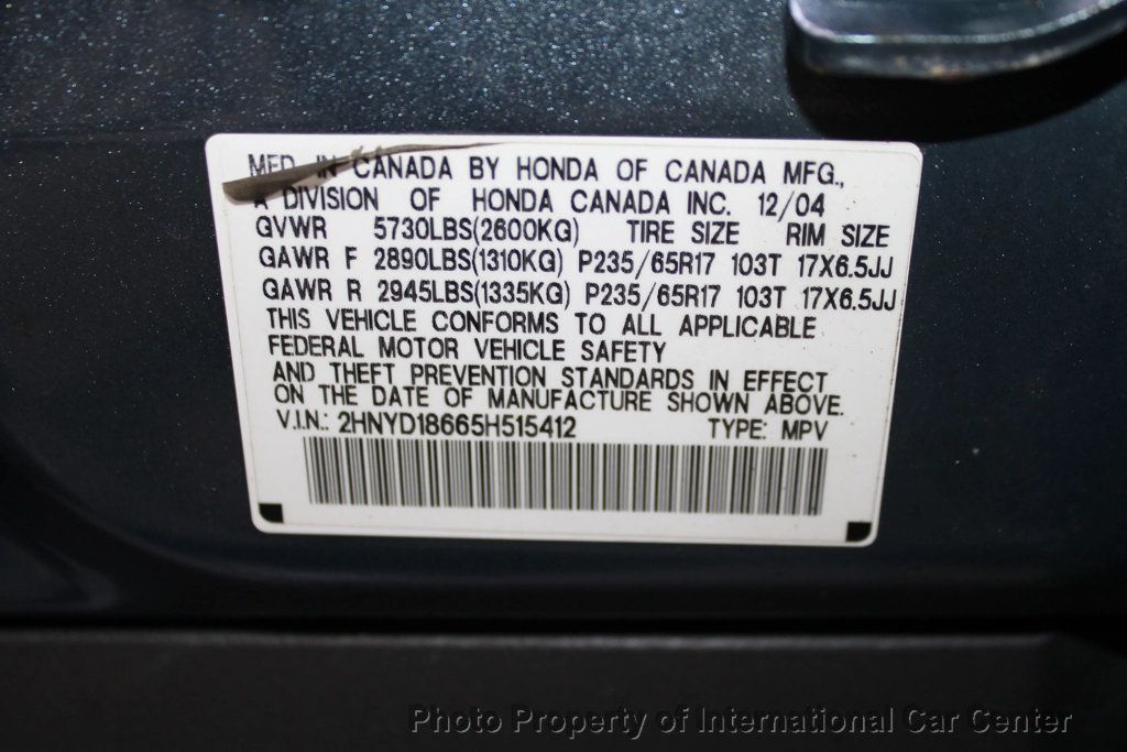 2005 Acura MDX 4dr SUV Automatic Touring - 22948385 - 32