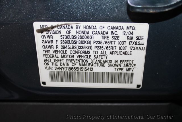 2005 Acura MDX 4dr SUV Automatic Touring - 22948385 - 32