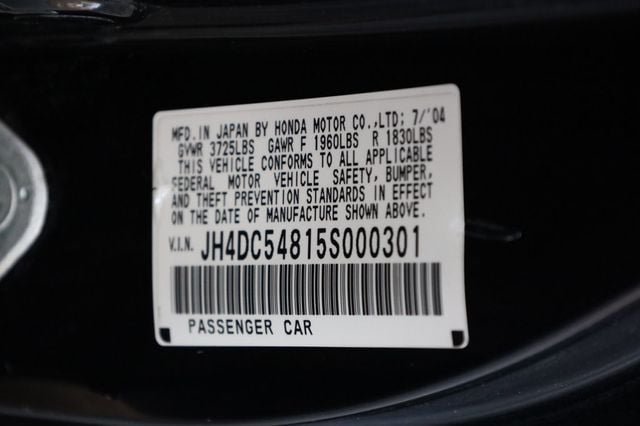 2005 Acura RSX 2dr Coupe Automatic Leather - 22946130 - 11