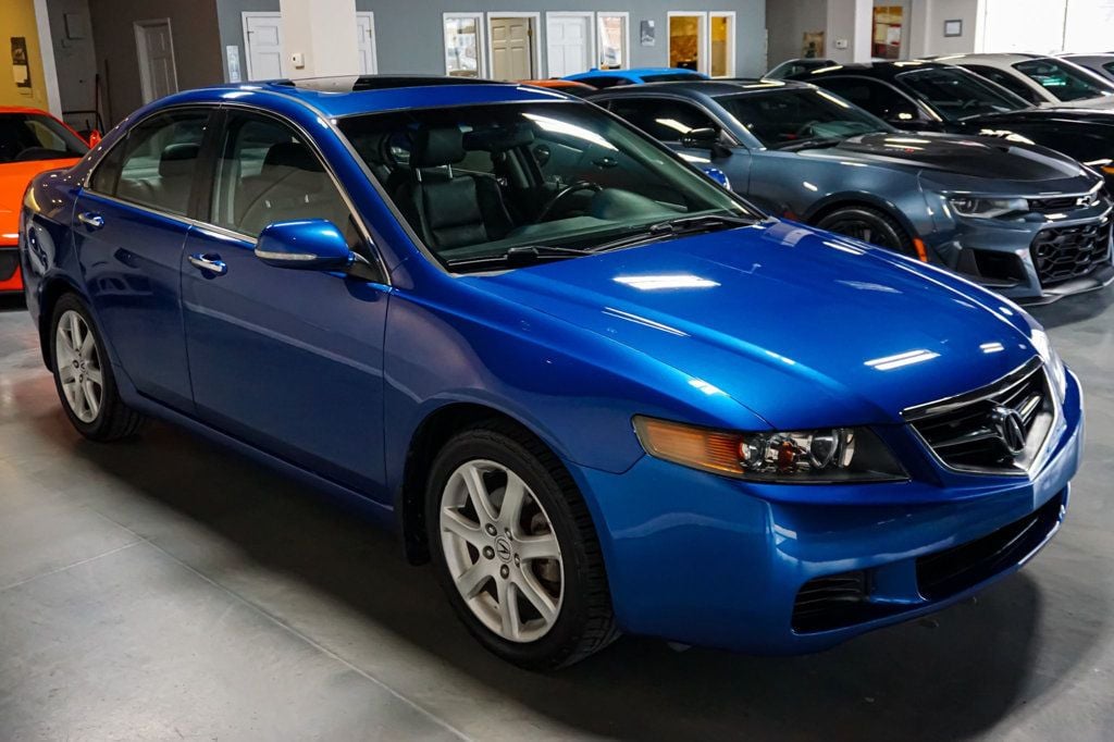 2005 Acura TSX *6-Speed Manual* *Arctic Blue w/ Black Leather*  - 22993638 - 1
