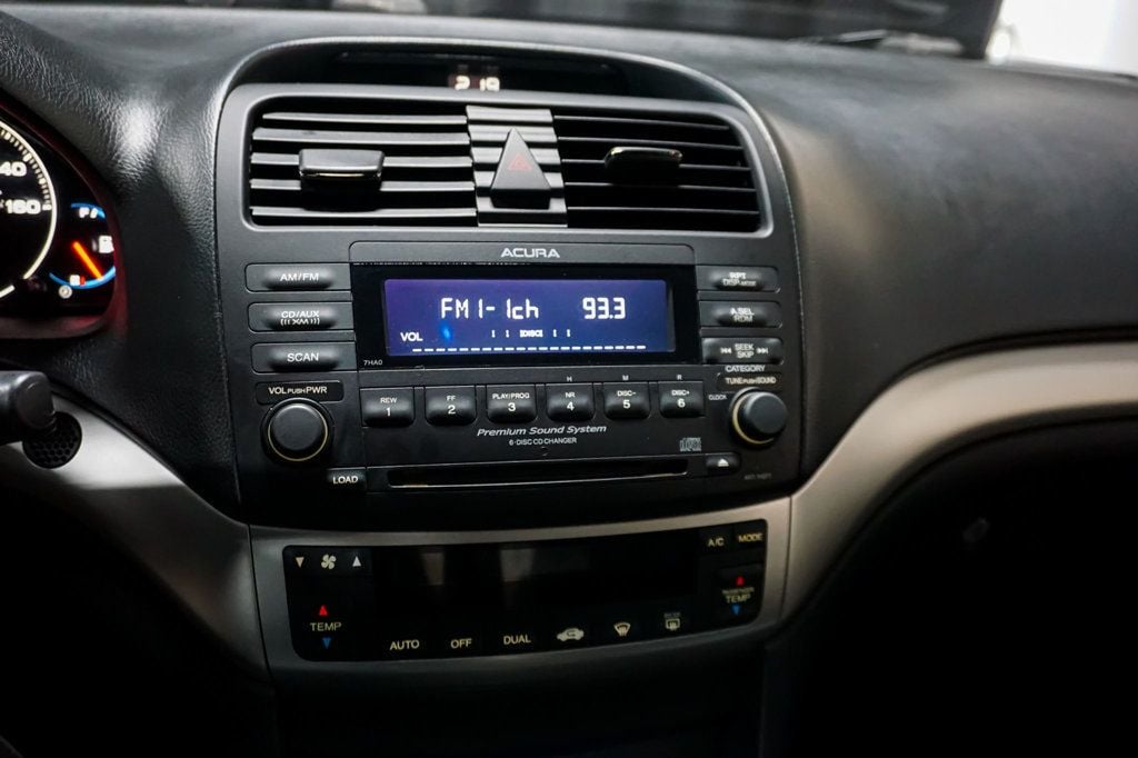 2005 Acura TSX *6-Speed Manual* *Arctic Blue w/ Black Leather*  - 22993638 - 19