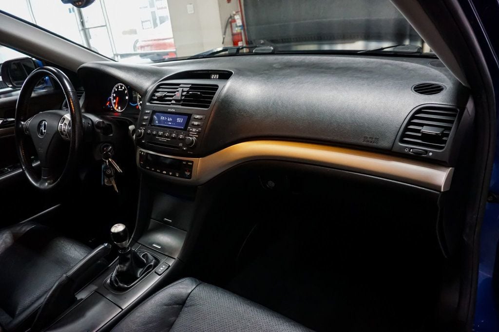 2005 Acura TSX *6-Speed Manual* *Arctic Blue w/ Black Leather*  - 22993638 - 32