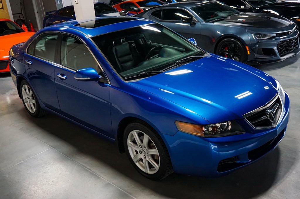 2005 Acura TSX *6-Speed Manual* *Arctic Blue w/ Black Leather*  - 22993638 - 42