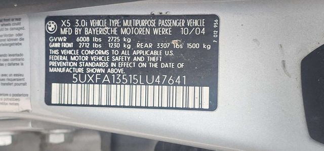 2005 BMW X5 3.0i - 22997904 - 11