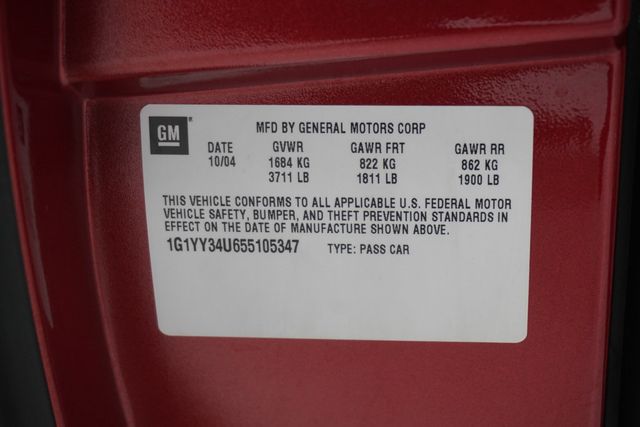 2005 Chevrolet Corvette 2dr Convertible - 22987063 - 35