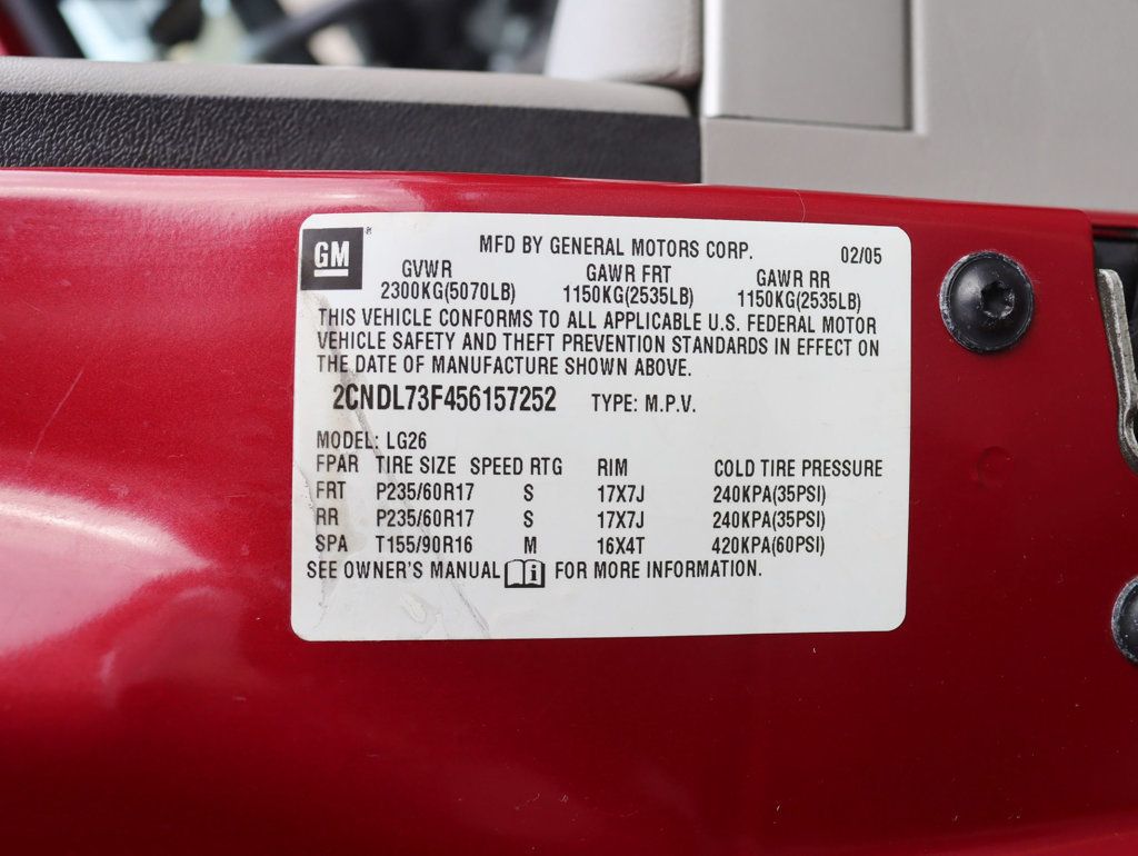 2005 Chevrolet Equinox 4dr AWD LT - 22958224 - 26