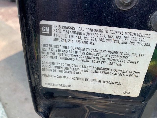 2005 Chevrolet K3500 SIVERADO HD 4X4 DUMP TRUCK MECHANIC SPECIAL READ DESCRIPTION - 21934730 - 55