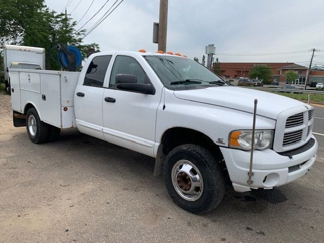 2005 Dodge 3500 SLT CREW CAB OPEN UTILITY SERVICE TRUCK CUMMINS DIESEL - 21934393 - 0