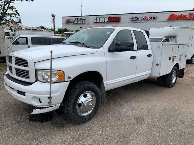 2005 Dodge 3500 SLT CREW CAB OPEN UTILITY SERVICE TRUCK CUMMINS DIESEL - 21934393 - 15