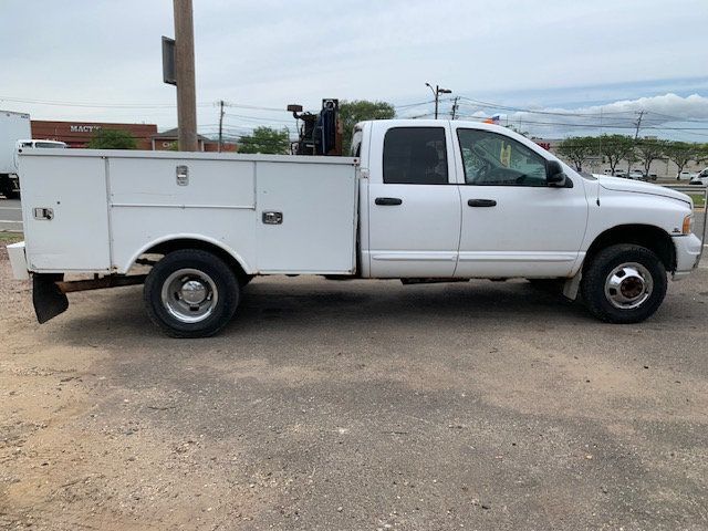 2005 Dodge 3500 SLT CREW CAB OPEN UTILITY SERVICE TRUCK CUMMINS DIESEL - 21934393 - 3