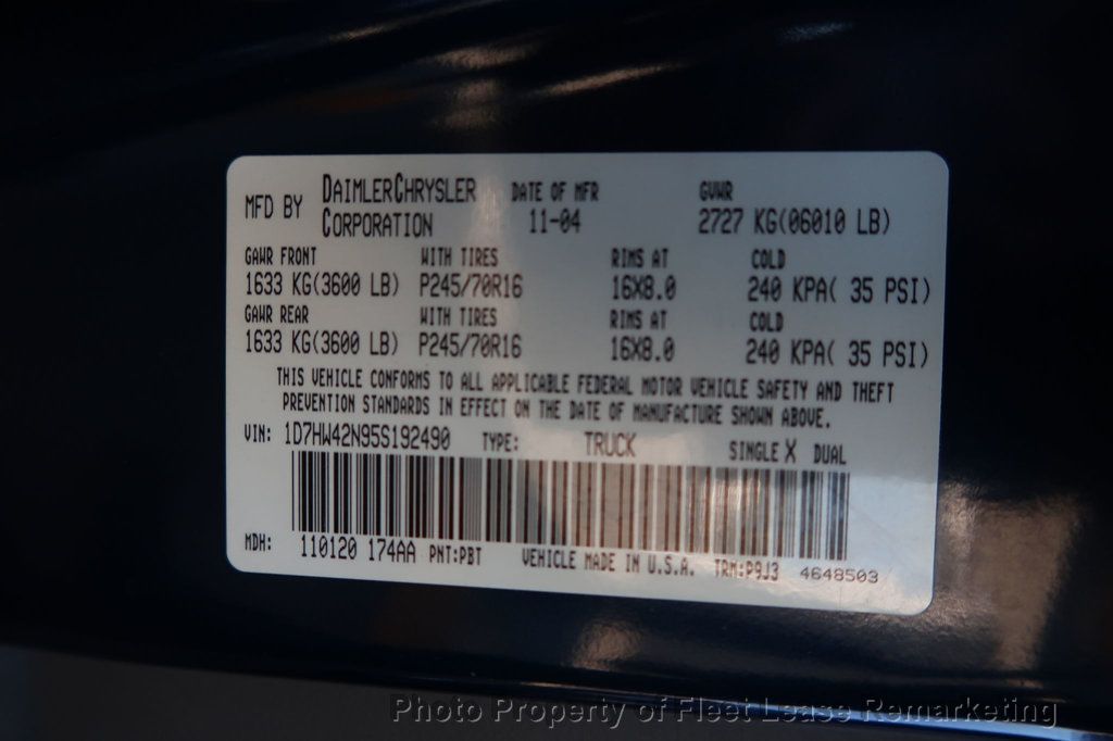 2005 Dodge Dakota Club Cab Dakota 4WD Club Cab LST  - 22945361 - 13