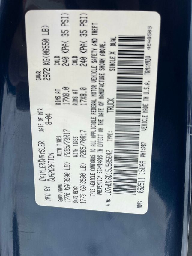 2005 Dodge Ram 1500 SLT Regular Cab Long Bed 4x4 Hemi V8 Mopar - 22969265 - 32