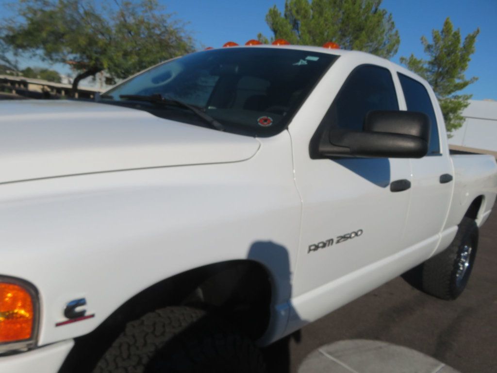 2005 Dodge Ram 2500 AZ TRUCK 4X4 5.9 CUMMINS DIESEL EXTRA CLEAN SLT QUAD CAB  - 22955847 - 7