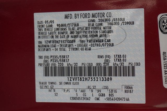 2005 Ford Mustang 2dr Coupe GT Deluxe - 23006091 - 27