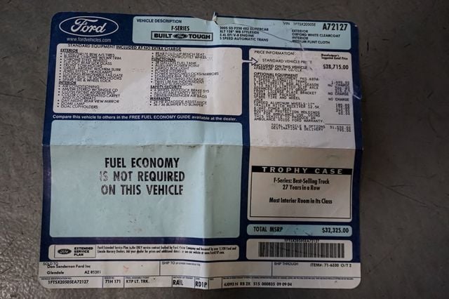 2005 Ford Super Duty F-250 *F250 Super Duty* *XLT Trim* *SuperCab* *Only 55k Miles* *Clean* - 23034898 - 65