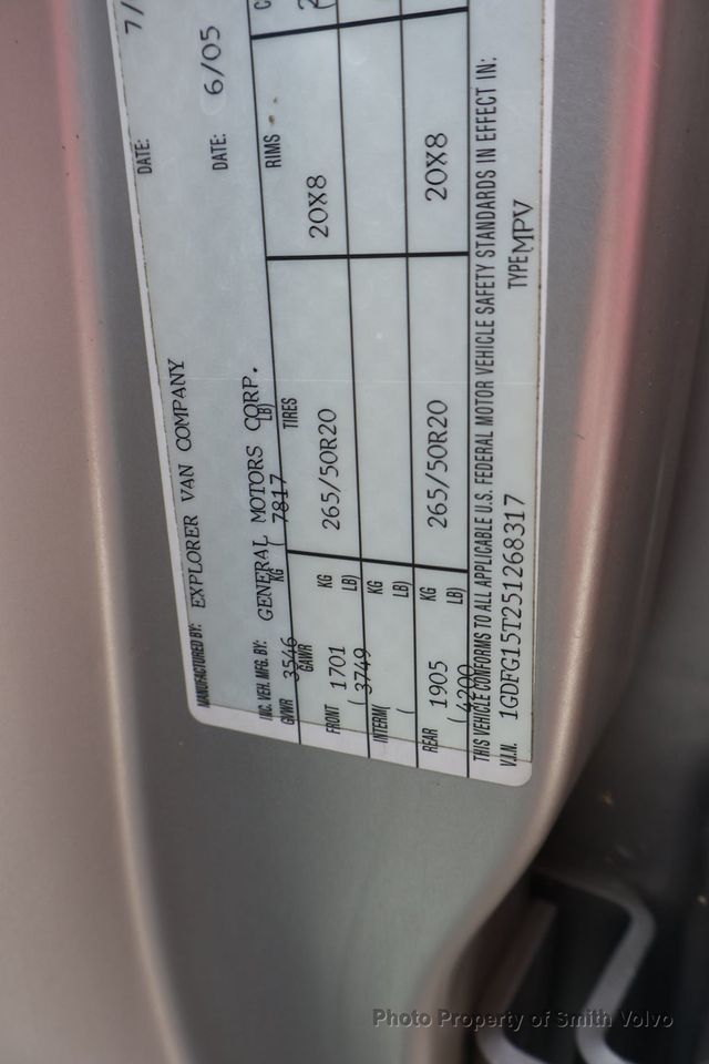 2005 GMC Savana Cargo Van ***CONVERSION VAN*** - 22932205 - 46