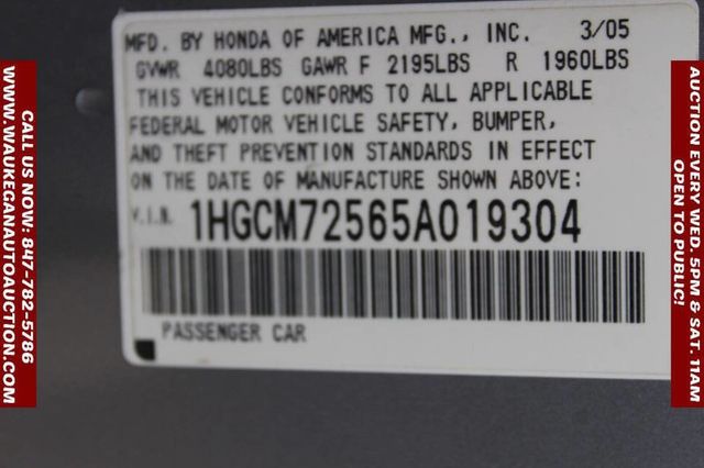 2005 Honda Accord Coupe LX SE Automatic - 22949746 - 8