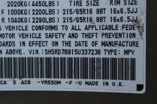 2005 Honda CR-V 4WD EX Automatic SE - 23017455 - 8