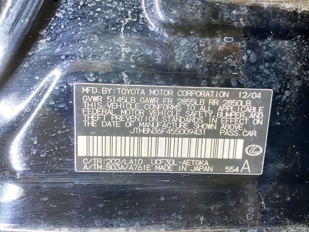 2005 Lexus LS 430 4dr Sedan - 22932278 - 68