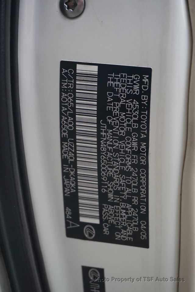 2005 Lexus SC 430 2dr Convertible - 23007513 - 44