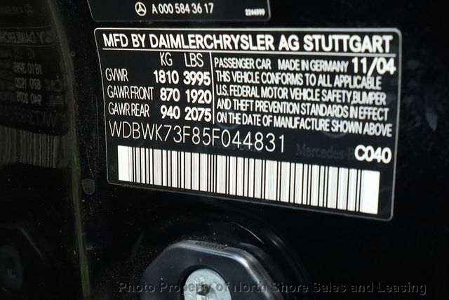 2005 Mercedes-Benz SLK Roadster 5.5L AMG - 22948874 - 49