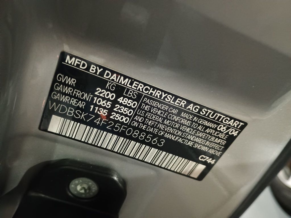 2005 Mercedes-Benz SL-Class 2dr Roadster 5.5L AMG Clean Carfax Florida Car - 22937050 - 63